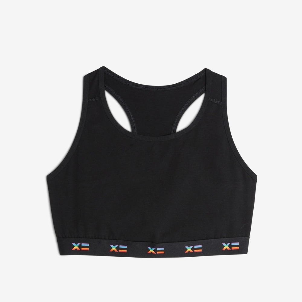 NEW Tomboyx Racerback Soft Bra XL - Rainbow X=